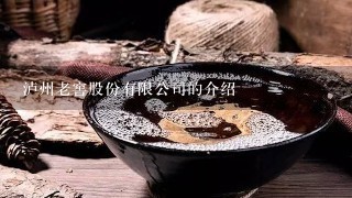 泸州老窖股份有限公司的介绍?泸州老窖集团有限责任公司介绍?